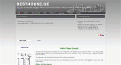 Desktop Screenshot of besthouse.ge